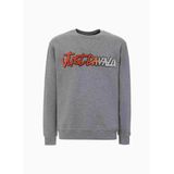 Just Cavalli Bisiklet Yaka Gri Erkek Sweatshırt, Gri, L