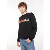 Just Cavalli Bisiklet Yaka Siyah Erkek Sweatshirt, Siyah, M