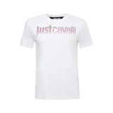 Just Cavalli Bisiklet Yaka T-Shirt, M, 5003068721, Beyaz, Kadın