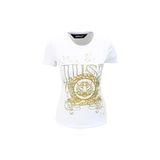 Just Cavalli Bisiklet Yaka T-Shirt, M, 5003068722, Beyaz, Kadın