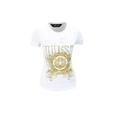 Just Cavalli Bisiklet Yaka T-Shirt, S, 5003068722, Beyaz, Kadın