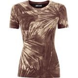 Just Cavalli Çok Renkli Kadın Desenli T-Shirt 79PAHE07 - M
