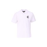 Just Cavalli Erkek Polo T-Shirt, Beyaz, M, Gothic Ric
