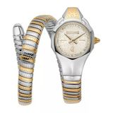 Just Cavalli Jc1l354m0055 Altın Rengi Metalik Gri Çelik Kadın Kol Saati