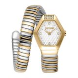 Just Cavalli Jc1l394m0055 Lunara Altın Rengi Metalik Gri Çelik Kadın Kol Saati