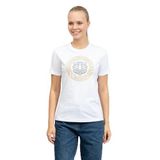 Just Cavalli Kadın Bisiklet Yaka T-Shirt, Beyaz, S Beden
