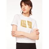 Just Cavalli Kadın T-Shirt 5003068731, Beyaz, L