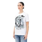 Just Cavalli Kadın T-Shirt 78Paht04, Beyaz, M