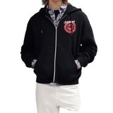 Just Cavalli Kapüşonlu Sweatshirt, L, 75OAIG02, Siyah, erkek