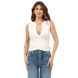 Just Cavalli Kırık Beyaz Bluz, S, 5003281116, Kırık Beyaz, Kadın