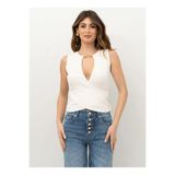 Just Cavalli Kırık Beyaz Bluz, XS, 5003281116, Kırık Beyaz, Kadın