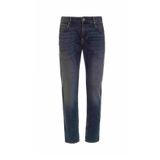 Just Cavalli Normal Bel Normal Paça Slim Fit İndigo Erkek Denim Pantolon 75OAB5J0
