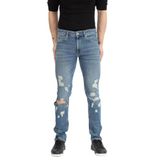 Just Cavalli Ripped Jean Pantolon İndigo Mavi, 33, 974499, İndigo Mavi, Erkek