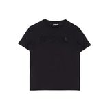 Just Cavalli Yuvarlak Yaka Baskılı T-Shirt, S, 76PAHE03.CJ110.899, siyah, Kadın