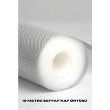 Just Cheap Store 10 Metre Şeffaf Silikonlu Kaymaz Çekmece Içi Düzenleyici - Ahşap - Bej - 10*10