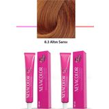Just Cheap Store 2 Li Set Premium 8.3 Altın Sarısı - Kalıcı Krem Saç Boyası 2 X 50 G Tüp