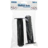 Just Cheap Store 2 Pcs Set Siyah - Silikon Bisiklet Elcik (4741) - Antrasit