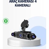 just cheap store 25DYMUCZZZY10KAMERA 4 Kameralı Araç İçi Kamera 1080P Gps Takip Wifi Gece Görüşlü 1
