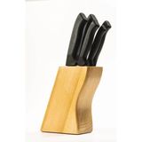 Just Cheap Store 38410 Ecco Standlı Bıçak Seti 539LI - Siyah - 1 lt