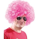Just Cheap Store Açık Pembe Renk Kıvırcık Afro Bonus Peruk