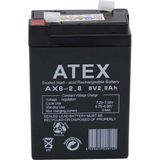 Just Cheap Store Atex Ax6-2.8 6V 2.8AH Akü - 0 - Siyah - 1