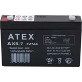Just Cheap Store Atex Ax6-7 6V 7AH Akü - 0 - Siyah - 1