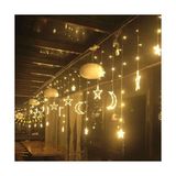 Just Cheap Store Ay Yıldız Perde LED Gün Işığı - Antrasit