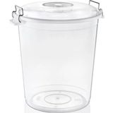 Just Cheap Store Bakliyat Kovası Şeffaf Kova 70LT Kulplu Kapaklı ROYALEKS-ASD174