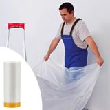 Just Cheap Store Boya Badana Eşya Koruma Hışır Örtüsü 280Cm X 15 Mt Yapışkanlı Hışır Örtü (4741)