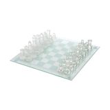 Just Cheap Store Cam Satranç Takımı 25*25CM - Antrasit - 25 x 25 cm