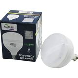 Just Cheap Store Elitled El-02 12/50 50W Torch LED Bulb Ampul Beyaz - 6400K E27 5500 Lümen 20.000 Saat Ömür (4741) - Beyaz - Kırmızı