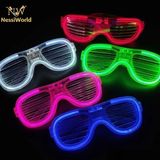 Just Cheap Store Glow Model LED Işıklı Parti Gözlüğü 3 Modlu 5 Renk 5 Adet