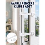Just Cheap Store Içe Açılan Pencereler Için Güvenlik ve Sınırlayıcı Aparat Yeni Nesil - Ahşap - Bej - 10*10