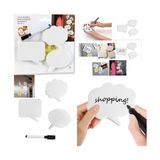 Just Cheap Store Kalemli Konuşma Balonu Tasarımlı Magnet - Antrasit