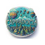 Just Cheap Store Kapadokya Temalı Silikon Buzdolabı Magneti Model 6 - Antrasit