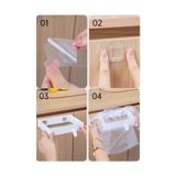 Just Cheap Store Kendinden Yapışkanlı Katlanabilir Çöp Poşeti Tutucu Aparat - 000-Siyah - 1