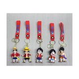 Just Cheap Store Luffy Silikon Anahtarlık - Antrasit