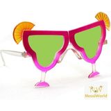 Just Cheap Store Margarita Bardak Şeklinde Parti Gözlüğü Pembe 16X8 cm