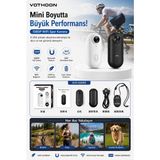 Just Cheap Store Mini Wıfı Aksiyon Kamerası 1080P Taşınabilir Vücut Kamerası Giyilebilir Video Kaydedici Siyah - Ahşap