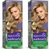 Just Cheap Store Naturals Saç Boyası Açık Küllü Kumral 8/1 2X Paket