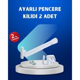 Just Cheap Store Pencere Güvenlik Kilidi Açılma Sınırlayıcı Aparat 2 Adet - Ahşap - Bej - 10*10