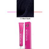 Just Cheap Store Premium 1.1 Mavi Siyah - Kalıcı Krem Saç Boyası 50 G Tüp