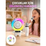 Just Cheap Store Renkli Işıklı Astronot Mini Bluetooth Speaker ve Karaoke Mikrofon - 1