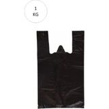 Just Cheap Store Siyah Atlet Poşet Orta Boy 29 x 50 cm 85 Adet 1 kg