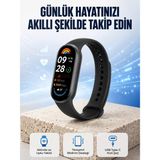 Just Cheap Store Tpu ve Silikon Kordonlu Akıllı Bileklik – 20 Gün Bekleme Süresi Yeni Nesil - Ahşap - Bej - 37 mm