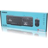 Just Cheap Store USB Kablolu Klavye - Mouse Set Q Klavye 1200DPI Mouse KM-1435 (4741)