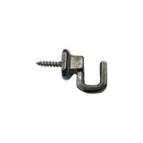Just Cheap Store Vidalı Kanca, Askı Küçük - 15X18MM, Nikel - 1 Adet - Ahşap - 10*10