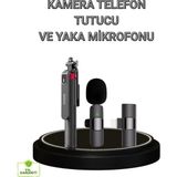 Just Cheap Store Vlog ve Canlı Yayın Için Çift Yaka Mikrofonu ve Tripodlu Selfie Çubuğu Seti - 0 - Ahşap