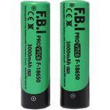 Just Cheap Store Vtc6 18650 3.7V 3000MAH 30A Li-Ion Şarjlı Pil + Pil Taşıma Kutusu 2'li Set - 010 - Beyaz