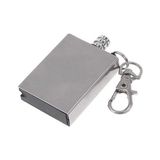 Just Cheap Store Zippo Benziniyle Çalışan Sonsuz Metal Kibrit & Anahtarlık - Antrasit